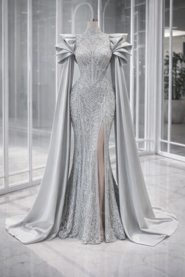 Celestial Ice Regal Gown
