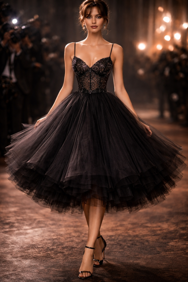 Celestial Aurora Mermaid Gown